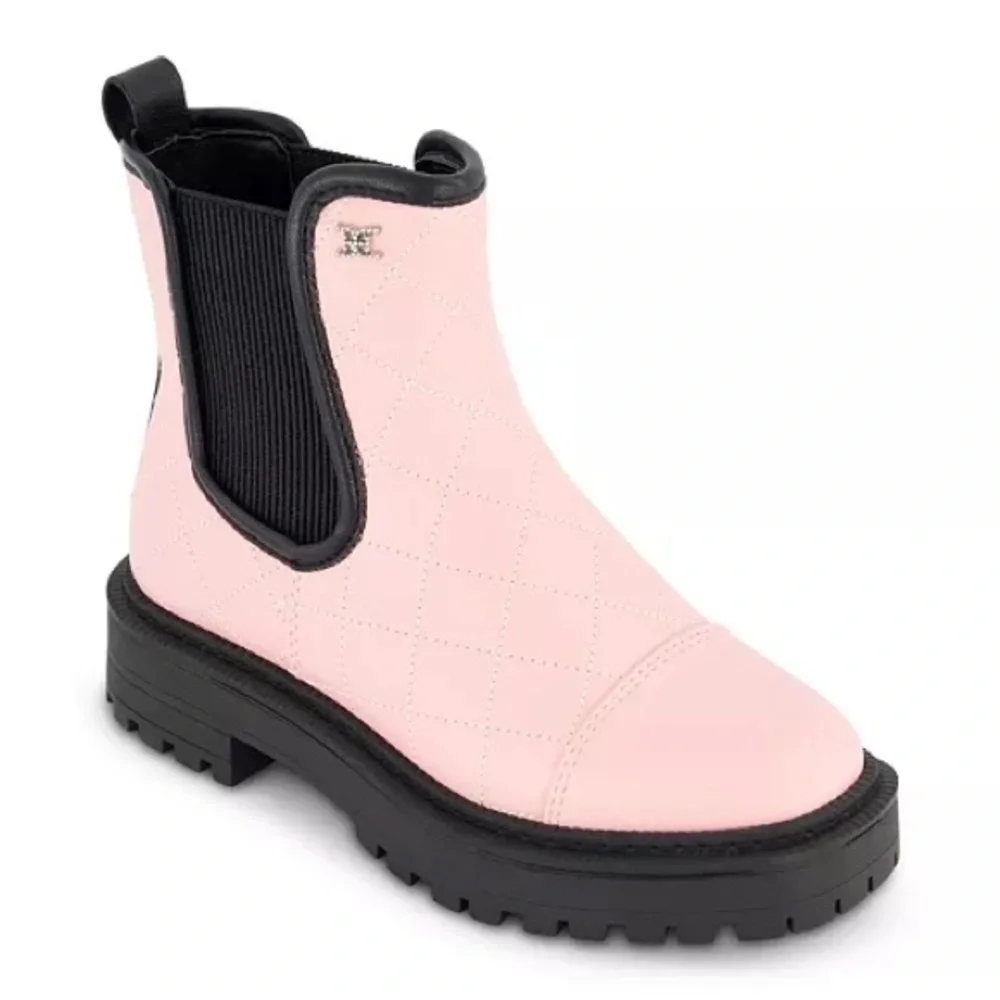 LIKE NEW Sam Edelman Little and Big Girls Lucianna Quilt Moto Boot